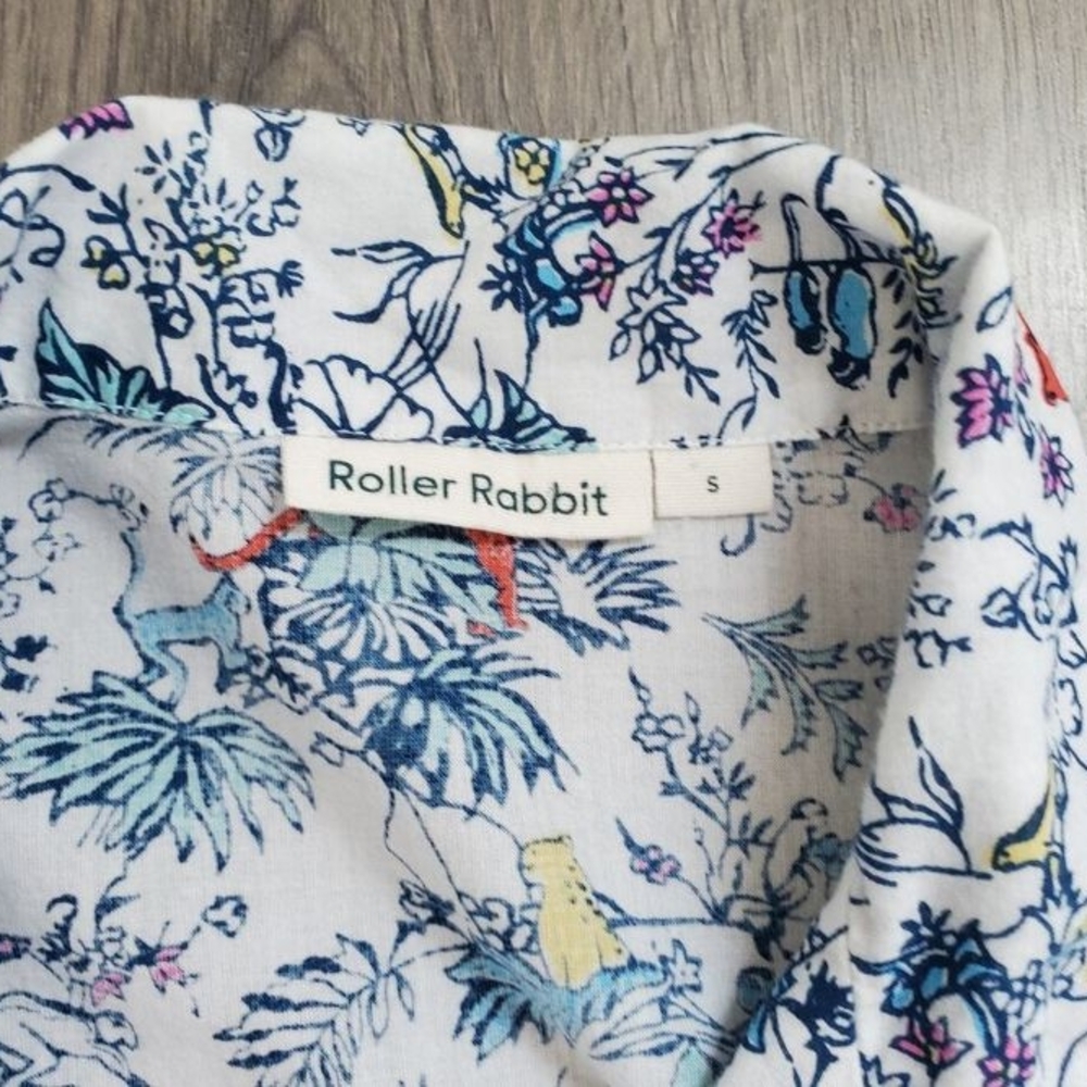 Roller Rabbit Blue and White Dreamy Pajama Set - Picture 2 of 11